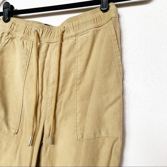 Hudson Elastic Waist Tan Jogger Pants Size Small - Picture 2 of 6
